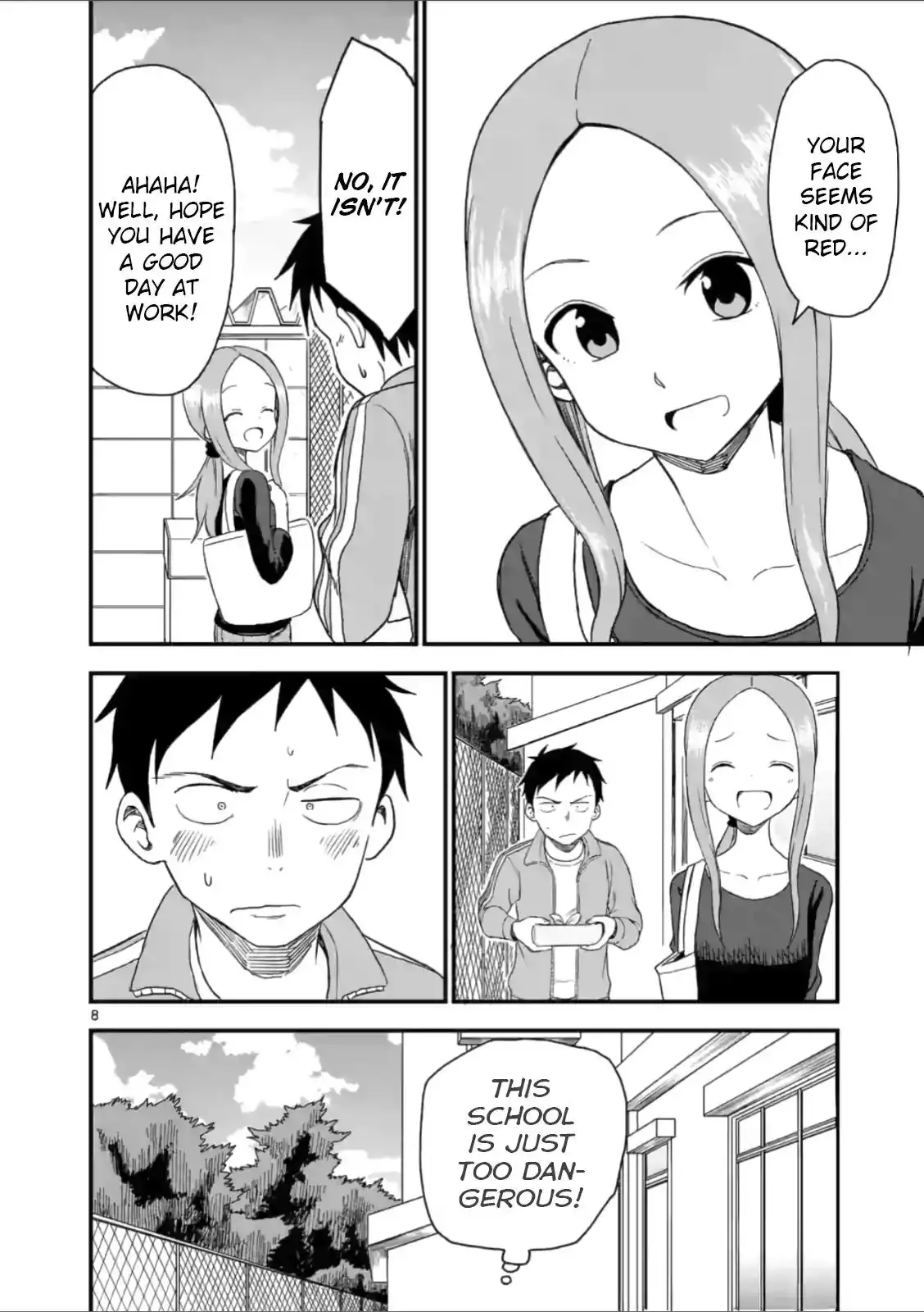 Karakai Jouzu no (Moto) Takagi-san Chapter 42 8